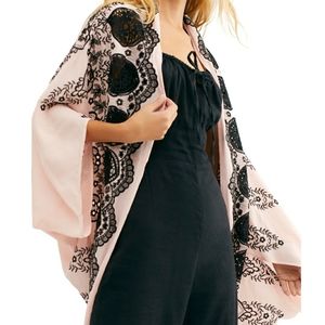 NWT Free People Eyelet Cocoon Shawl